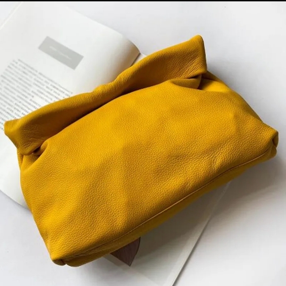 leather clutch